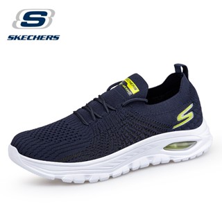 SKECHERS รองเท้ากีฬา รองเท้าวิ่ง พื้นหนา แฟชั่นฤดูร้อน สําหรับผู้ชาย