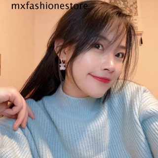 Mxfashione ต่างหูผู้หญิง สร้างสรรค์ วินเทจ มินิ สง่างาม การ์ตูน น่ารัก แฟชั่น เครื่องประดับ