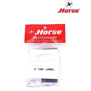 Horse ตราม้า อินเด็กซ์แฟ้มแขวนพลาสติก +กระดาษ 50 ชุด/แพ็ค ( จำนวน 1 แพ็ค )
