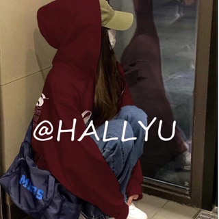 HALLYU เสื้อผ้าผู้ญิง แขนยาว เสื้อฮู้ด คลุมหญิง สไตล์เกาหลี แฟชั่น  พิเศษ Comfortable สวย Chic A28J0GS 36Z230909