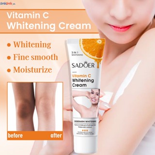 Sadoer Vc Underarm Whitening Cream Uniform Skin Body Care Cream Moisturizing Delicate Lift Beautiful Skin, Whole Body Available, Unisex Linklink