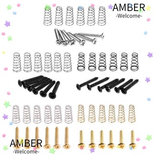 Amber ชุดคอยล์สปริงพลาสติก สําหรับกีตาร์ไฟฟ้า 18 ชิ้น