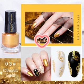 CYREAL CYREAL Roseabout Nail Art Printing Nail Polish Baking-Free Quick-Drying Long-Lasting Colorful Nail Transfer Oil 10-Color Anti-Overflow Glue