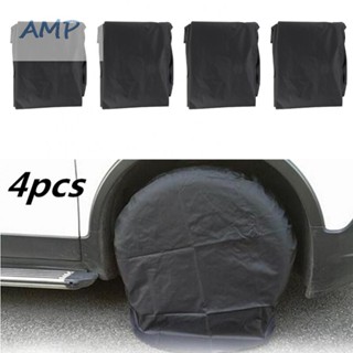 ⚡NEW 8⚡​Tire Cover 4pcs Camper Car Heavy Canvas Trailer RV Automobile Accessories