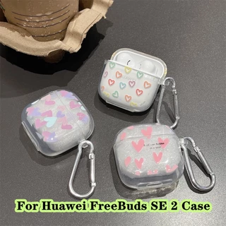 พร้อมส่ง! นําไปใช้กับ Huawei FreeBuds SE 2 เคส Case เคสหูฟัง รูปทรงสามมิติน่ารัก ลายการ์ตูนโปร่งใส