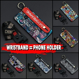 Wristband Shockproof Phone Case For ZTE-Nubia Z50S Pro Dirt-resistant Soft case Kickstand Silicone Lanyard Waterproof