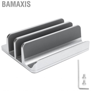 Bamaxis Stand  Adjustable Width Portable Notebook  Holder Double Slots with Anti‑skid Pads for Office Home