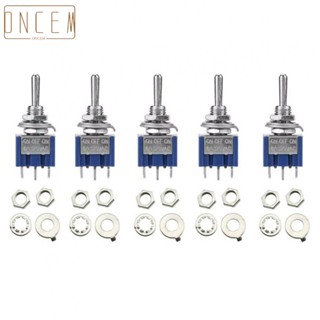 【ONCEMOREAGAIN】SPDT Toggle Switch Marine Rocker Toggle Switch MST-103 AC125V 6A ON/OFF/ON