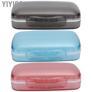 Yiyicc Portable Pills Organizer Box Container Large  Travel Dampproof