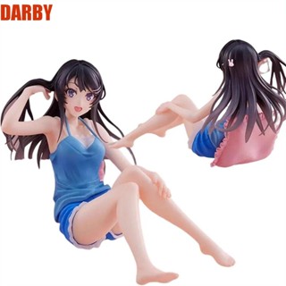 Darby โมเดลฟิกเกอร์อนิเมะ Sakurajima Sakurajima Mai 9 ซม. สีฟ้า สําหรับเก็บสะสม