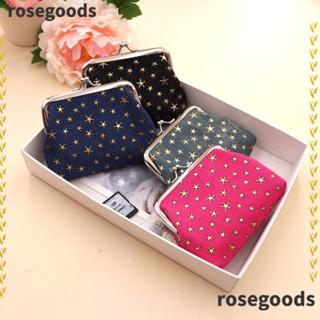 Rosegoods1 กระเป๋าสตางค์ใบสั้น กระเป๋าถือ กระเป๋าเครื่องสําอาง กระเป๋าผ้าใบ กระเป๋าใส่เหรียญ