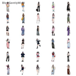 Blowgentlywind สติกเกอร์ ลายเด็กผู้หญิง แฟชั่น สําหรับตกแต่งสมุดอัลบั้ม 65 ชิ้น BGW