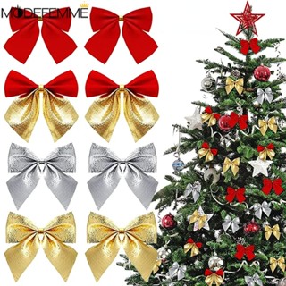  พวงหรีดคริสต์มาส ประดับโบว์ สีแดง สีทอง DIY สําหรับตกแต่งต้นคริสต์มาส งานวันเกิด