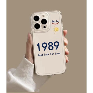 1989 1990 1991 เคสนิ่ม กันกระแทก ป้องกันกล้อง สําหรับ IPhone 14 13 12 11 Pro Max