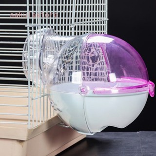 ห้องน้ําหนูแฮมสเตอร์ หนูแฮมสเตอร์ ห้องน้ํา กองหัน สัตว์เลี้ยง กล่องกรงทราย ห้องอาบน้ํา ของเล่น บ้านอะคริลิค อุปกรณ์สัตว์เลี้ยง ขนาดเล็ก