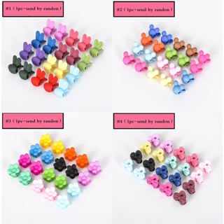 Korean Frosted Hair Clips Mini Rabbit Cherry Small Catch Clip Childrens Jewelry Random Color Clearance sale