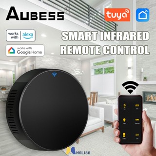 Aubess Ir รีโมทคอนโทรล Smart Wifi สากลอินฟราเรด Tuya สำหรับการควบคุมบ้านอัจฉริยะสำหรับทีวีดีวีดี Aud Ac ทำงานร่วมกับ Amz Alexa Google Home MOLISA