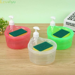 ⭐24H SHIPING ⭐Dish Brush Cleaning Tools Kitchen Dishwasher Outlet Box Soap Dispenser