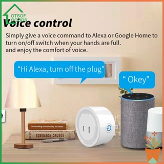 ✿ ล็อตซอฟกู้ด ✿  Tuya WIFI ซ็อกเก็ตอัจฉริยะ ทํางานร่วมกับ Alexa Google Home ญี่ปุ่น มาตรฐาน ไร้สาย สวิตช์เต้าเสียบ ซ็อกเก็ตรีเลย์ สถานะการตั้งค่า