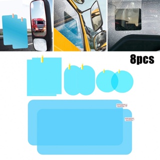 ⚡NEW 8⚡Rainproof Film Car Rearview Mirror Sticker For Motorcycles For SUV For Trailer