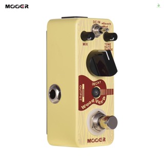 Phonelaptop Mooer WoodVerb แป้นเหยียบกีตาร์อะคูสติก ดิจิทัล Reverb Reverb Mod Filter Modes True Bypass Micro Series Compact Pedal