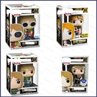 Eula FUNKO POP Kurt Cobain ฟิกเกอร์แอกชัน โยกยอดนิยม พร้อมกีตาร์ โมเดลตุ๊กตา ของเล่น สําหรับเด็ก ของขวัญ ของสะสม