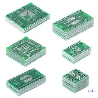 Super ชุดบอร์ดอะแดปเตอร์แปลง PCB SMD เป็น DIP FQFP32-100 QFN48 SOP8 16 24 28 30 ชิ้น