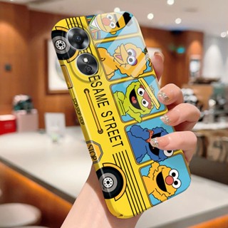 เคสโทรศัพท์มือถือแบบแข็ง กันกระแทก กันรอยกล้อง ลาย Sesame Street สําหรับ OPPO A92s A93 A94 A55 A53s A55s A5 A17 A57 A57e A57s