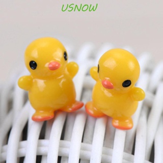 Usnow ตุ๊กตาเป็ดสีเหลืองน่ารัก งานฝีมือ สําหรับตกแต่งบ้าน สวน 10 20 ชิ้น