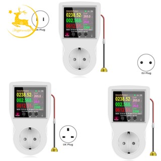 Tuya ปลั๊กไฟอัจฉริยะ Wifi AC โวลต์มิเตอร์ เทอร์โมสตัท พร้อมสวิตช์จับเวลา เซนเซอร์โพรบระบายความร้อน และทําความร้อน ปลั๊ก UK