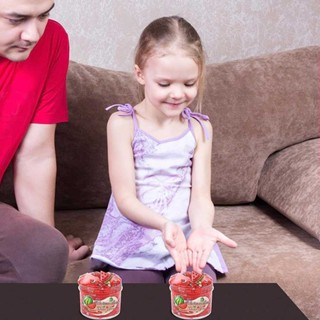  Crystal Mud Slime Decompression Toy (Red Watermelon+Sesame 70ml)