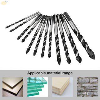 【VARSTR】Carbide Drill Bit 12pcs Drill 3/4/5/6/8/10/12mm Carbide Concrete Walls