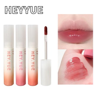 Hey.yue Watery Lip Glaze, Mirror Doodle Lips ลิปสติก ให้ความชุ่มชื้น, Su Yan Whitening, Cheap Student ลิปกลอส แต่งหน้า