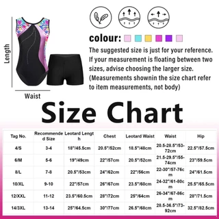 Yeahdor เด็กผู้หญิงแขนกุด Patchwork พิมพ์ Leotard พร้อมกางเกงขาสั้นคาดเอวด้านหน้า V สําหรับเต้นรํายิมนาสติก Stage Performance