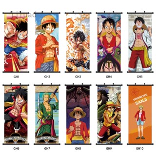 โปสเตอร์จิตรกรรมฝาผนัง ลายการ์ตูนอนิเมะ One Piece ขนาด 30x76 ซม. สําหรับตกแต่งผนัง