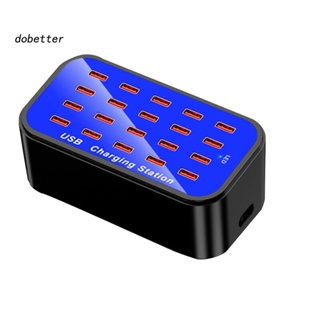 &lt;Dobetter&gt; Yc-a20 อะแดปเตอร์ชาร์จ USB 20 100W หลายพอร์ต ชาร์จเร็ว