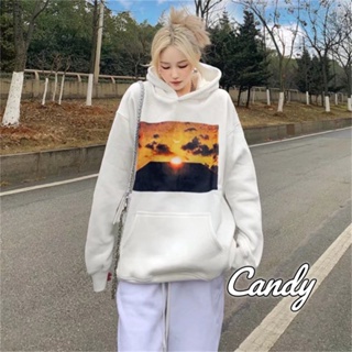 Candy Kids  เสื้อผ้าผู้ญิง แขนยาว เสื้อฮู้ด คลุมหญิง สไตล์เกาหลี แฟชั่น  พิเศษ คุณภาพสูง ทันสมัย สบาย A98J26N 36Z230909