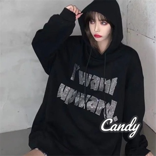 Candy Kids  เสื้อผ้าผู้ญิง แขนยาว เสื้อฮู้ด คลุมหญิง สไตล์เกาหลี แฟชั่น  ins สไตล์เกาหลี Trendy Korean Style A98J26L 36Z230909