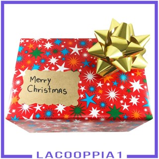 [Lacooppia1] ฉลากกระดาษคราฟท์ 3 แบบ DIY สําหรับขวดแก้ว ขวดน้ํามันหอมระเหย วันหยุด 300 ชิ้น