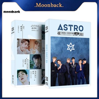 &lt;moonback&gt; อัลบั้มการ์ดโลโม่ ลาย Kpop สีใส สําหรับร้านค้า 30 ชิ้น ต่อชุด