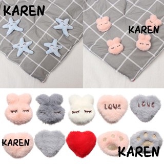 Karen คลิปหนีบผ้าห่ม ผ้ากํามะหยี่ขนนิ่ม น่ารัก กันลื่น ที่นอน 4 ชิ้น