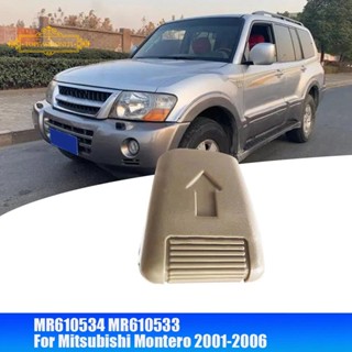 Mr610534 คันโยกลูกบิดปรับเอนหลัง สําหรับ Mitsubishi Montero 2001-2006 Gen3 2Nd 3Rd610533 อะไหล่สวิตช์ปุ่มกด สีดํา