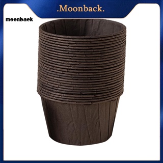 &lt;moonback&gt; ถ้วยกระดาษมัฟฟิน คัพเค้ก ไม่ซีดจาง 50 ชิ้น ต่อชุด