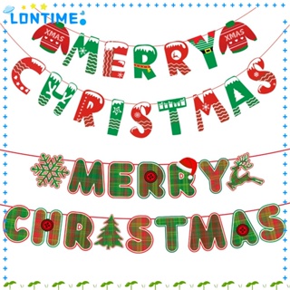 Lontime ธงแบนเนอร์กระดาษ แบบแขวน สําหรับตกแต่งบ้าน