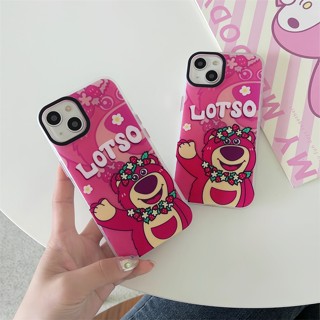 เคสแข็ง สำหรับ ไอโฟน iPhone 14 Pro Max iPhone 13 Pro Max iPhone 12 Pro Max iPhone 11 Cartoon Lotso Bear เยอะมาก หมี Hard Case