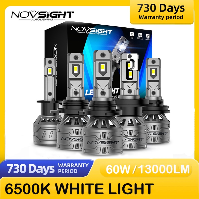 Novsight N61 ไฟหน้ารถ Car Lamps 6500K LED หลอดไฟหน้ารถ ไฟหน้ารถยนต์ 60W 13000LM Plug and Play