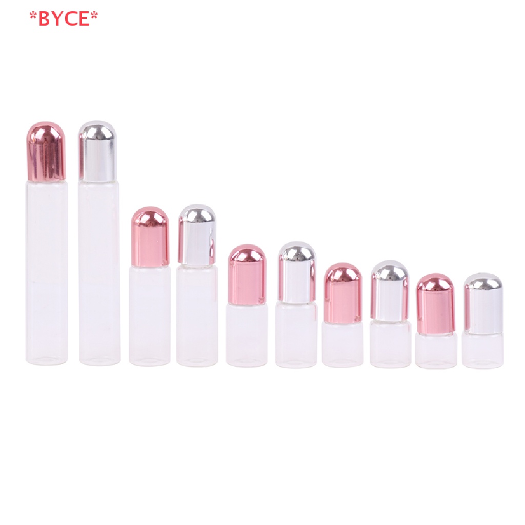 Byce> ขวดแก้วเปล่า แบบลูกกลิ้ง ขนาด 1 2 3 5 10 มล. เหมาะกับการเดินทาง