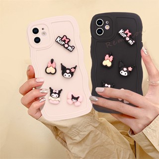 เคสโทรศัพท์มือถือ ซิลิโคนนุ่ม ใส ลายการ์ตูนดอกไม้น่ารัก 3D สําหรับ iPhone 11 12 13 14 Pro MAX Plus Mini X XR XS MAX 6 S 7 8 Plus SE 2020 11Pro 12pro 13Pro