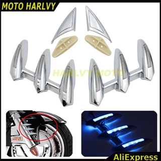 อะไหล่ตกแต่ง โครเมี่ยม สําหรับ Honda Fork Tower Accents Gold Wing Goldwing GL1800 2001-2011