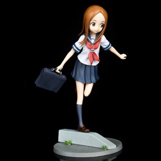 โมเดลฟิกเกอร์ PVC รูปปั้นอนิเมะ Master Takagi-san Takagi ขนาด 21 ซม. ของเล่นสําหรับเด็ก ให้เป็นของขวัญวันเกิด